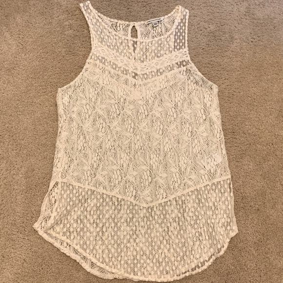American Eagle Lace Tank Top - Picture 1 of 9